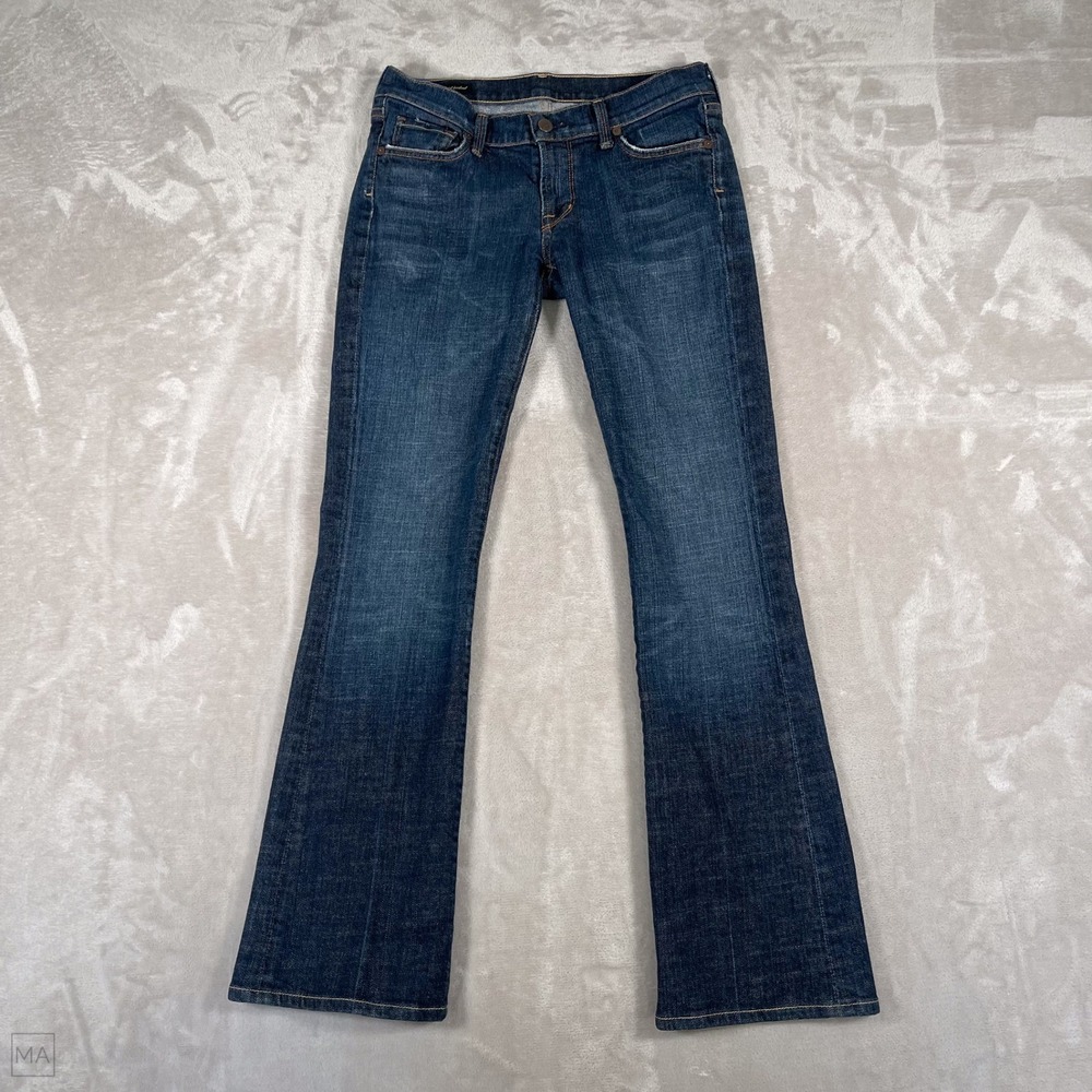 Citizens Of Humanity Women's Jeans Kelly Low Waist Bootcut Denim Stretch 28 Blue